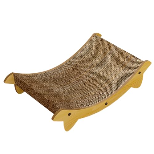 Baoqifong Katzenkratzbrett | Kratzbrett Mit Liegebereich Für Katzen - Haustierbedarf Kratzmöbel Schutz Für Sofa Teppich Couch Tür von Baoqifong