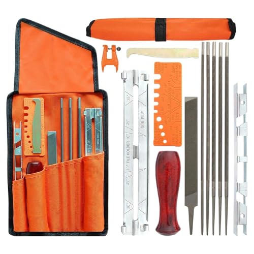 Baoqifong Kettensäge Schärfer Werkzeug - 14 Teile Schärfwerkzeug,Haushaltsbedarf Für Vorübergehende Reparaturen Wartung Holzverarbeitung Außenarbeiten Gartenbau Hof Terrasse Baoqifong Kettensäge Schärfer Werkzeug - 14 Teile Schärfwerkzeug,Haushaltsbedarf Für Vorübergehende Reparaturen Wartung Holzverarbeitung Außenarbeiten Gartenbau Hof Terrasse von Baoqifong