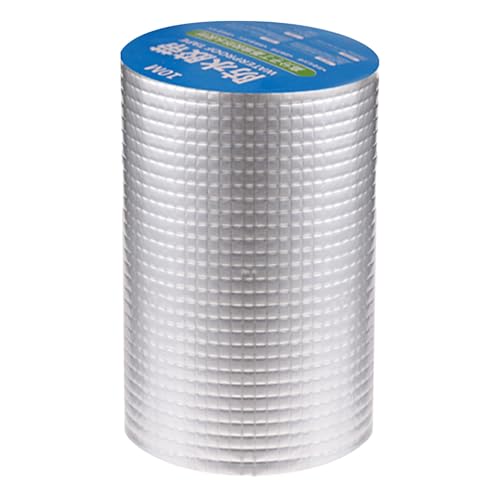 Baoqifong Klempnerband für Lecks, wasserdichtes Klebeband,Butyl-Dichtband mit starker Haftung | Temperaturbeständiges Aluminiumfolien-Dachdichtmittel, Flex-Dichtungsband-Hitzeschild für die Abdichtung von Baoqifong