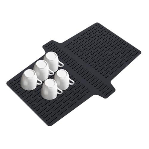 Baoqifong Küchenspülbeckenmatte | Spülenauflagen-Schutz Für Küchenspüle | Geruchsfreie Abtropfmatte Für Geschirr Trocknen Und Aufbewahrung Auf Der Arbeitsplatte von Baoqifong