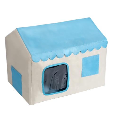 Baoqifong Kühlhaus Für Katzen Im Außenbereich - Katzensommerhaus | Isolierte Geschlossene Katzenhöhle Für Kätzchen Zur Nutzung In Innen- Und Außenbereich Ganzjährig Für Balkon Rasen Garten Und von Baoqifong