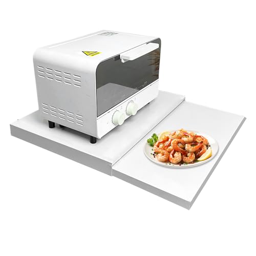 Baoqifong Mikrowellenregal | Auszug Mikrowellenregal | rutschfeste Arbeitsplatten Ablage Für Reiskocher Und Haushaltsgeräte von Baoqifong