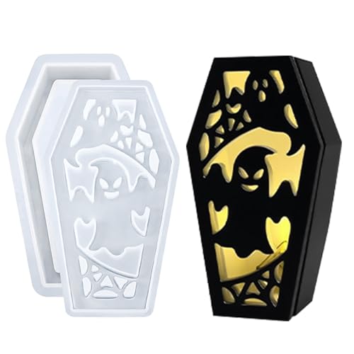 Baoqifong Silikon Halloween Form | Gruselige Lampenschirmform Für Resin Gießen,Halloween Tischlampenschirm Gießhandwerk für das Schlafzimmer, das Arbeitszimmer, den Esstisch, Wohnzimmer Baoqifong Silikon Halloween Form | Gruselige Lampenschirmform Für Resin Gießen,Halloween Tischlampenschirm Gießhandwerk für das Schlafzimmer, das Arbeitszimmer, den Esstisch, Wohnzimmer von Baoqifong