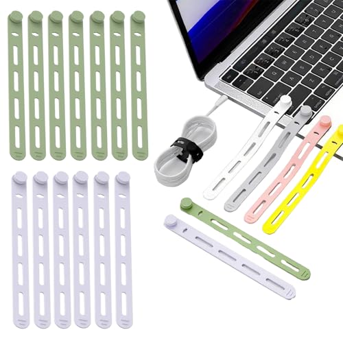 Baoqifong Silikon Kabelbinder | Wiederverwendbare Kabelhalterung Zur Ordnung,20 Stück Wiederverwendbare Halter Für Kleiderbügel Kabel Vorhänge Baoqifong Silikon Kabelbinder | Wiederverwendbare Kabelhalterung Zur Ordnung,20 Stück Wiederverwendbare Halter Für Kleiderbügel Kabel Vorhänge von Baoqifong