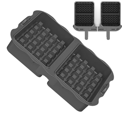 Baoqifong Waffel Backform,2 Fächer Waffelbackform Wiederverwendbar - Heißluftfritteuse Zubehör | Haushaltsküche Frühstück Brunch Wochenende Snack Feiertag Baoqifong Waffel Backform,2 Fächer Waffelbackform Wiederverwendbar - Heißluftfritteuse Zubehör | Haushaltsküche Frühstück Brunch Wochenende Snack Feiertag von Baoqifong
