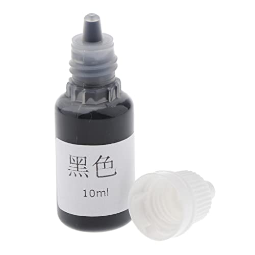 B Baosity 10ml Seifenpigmente Farben Lebensmittelqualität FDA DIY Farbstoffe für Kerzen Färbung - 10 ml schwarz von B Baosity