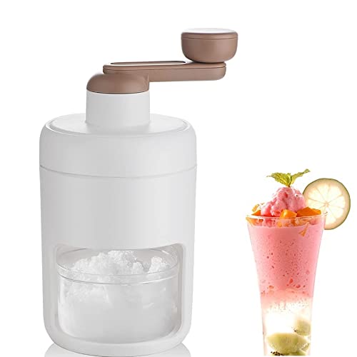 Baotkere Eisrasierer Eiscreme Smoothie Slushie Milchshake Cocktail Maker Maschine zur Herstellung von Schneekegeln, BPA-frei, tragbarer Eiszerkleinerer mit kostenloser Würfelschale von Baotkere