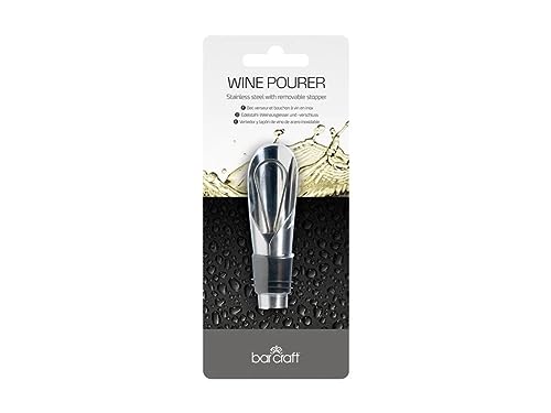 BarCraft Weinausgiesser/Stopper Bar Craft aus Edelstahl in silber, Mischung aus mehreren Materialien, 12 x 17 x 22 cm BarCraft Weinausgiesser/Stopper Bar Craft aus Edelstahl in silber, Mischung aus mehreren Materialien, 12 x 17 x 22 cm von Bar Craft