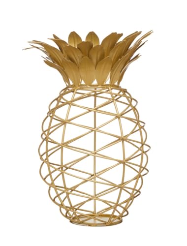 BarCraft Weinkork-Sammler, Ananas-Form, Metall, Goldfarben, 20 x 28cm BarCraft Weinkork-Sammler, Ananas-Form, Metall, Goldfarben, 20 x 28cm von Bar Craft