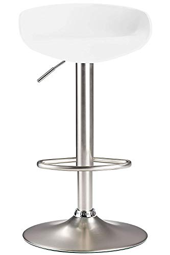 Moda Gebürstet Barhocker - Weiß von Bar Stools UK