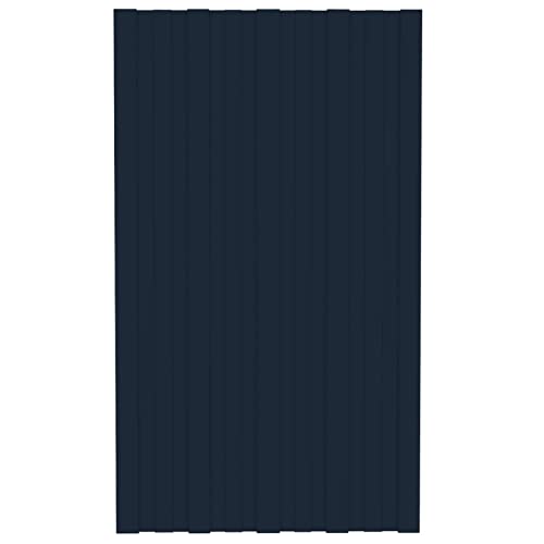 BaraSh Dachpaneele 36 STK. Verzinkter Stahl Anthrazit 80x45 cm Wellplatten Dach Dachplatten Bleche FüR Dach Wellblechplatten FüR Dach BaraSh Dachpaneele 36 STK. Verzinkter Stahl Anthrazit 80x45 cm Wellplatten Dach Dachplatten Bleche FüR Dach Wellblechplatten FüR Dach von BaraSh