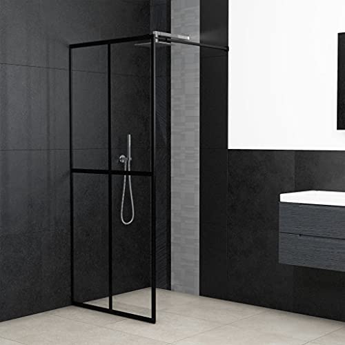 BaraSh Duschwand für Walk-in Dusche Klares Sicherheitsglas 140x195 cm Duschtrennwand Glas von BaraSh