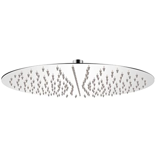 BaraSh Regenduschkopf Edelstahl 40 cm Rund Duschkopf Hochdruck Duscharmatur Shower von BaraSh