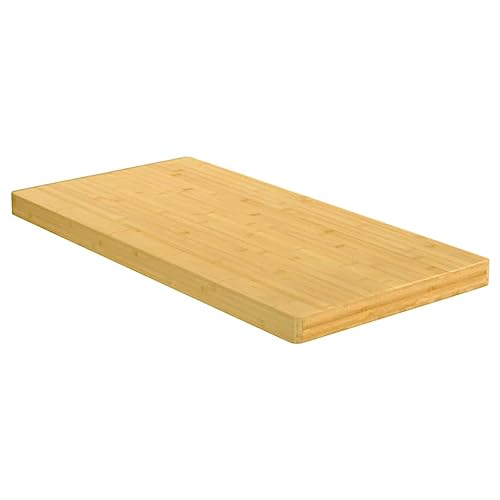 BaraSh Schneidebrett 100x50x4 cm Bambus Schneidebrett Groß KüChenbrett BaraSh Schneidebrett 100x50x4 cm Bambus Schneidebrett Groß KüChenbrett von BaraSh