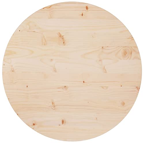 BaraSh Tischplatte Ø70x2,5 cm Massivholz Kiefer Holzplatte Tischplatte Outdoor Wetterfest Tischplatte Outdoor Tischplatte Massivholz BaraSh Tischplatte Ø70x2,5 cm Massivholz Kiefer Holzplatte Tischplatte Outdoor Wetterfest Tischplatte Outdoor Tischplatte Massivholz von BaraSh