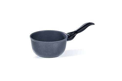 Barazzoni, Stielkasserolle mit Keramikbeschichtung, Aluminium, Ø 16 cm, ergonomischer Griff, auch für Induktion geeignet, kein PFAS, hergestellt in Italien Barazzoni, Stielkasserolle mit Keramikbeschichtung, Aluminium, Ø 16 cm, ergonomischer Griff, auch für Induktion geeignet, kein PFAS, hergestellt in Italien von Barazzoni