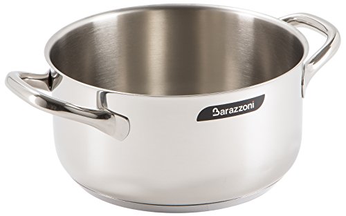 Barazzoni Chef Line Stielkasserolle Zwei Griffen cm 22 Stahl von Barazzoni