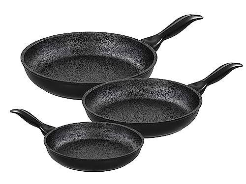 Barazzoni Granitica Extra Induction, 3-teiliges Set, Durchmesser 20/24/28 cm, Made in Italy von Barazzoni