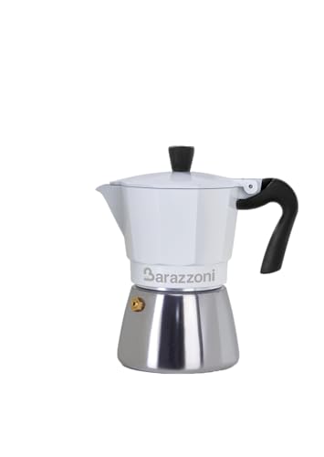 Barazzoni Moka Hybrid-Kaffeemaschine, 3 Tz, induktionsgeeignet, Stahl, 3 Tassen von Barazzoni