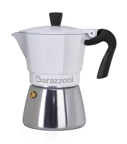 Barazzoni Espressokocher Ibrida 6 TZ, induktionsgeeignet, Stahl von Barazzoni