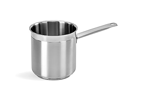 Barazzoni Professional, Milkpot ø14cm, Stainless Steel 18/10, Capacity 2,25lt, Induction, Made in Italy von Barazzoni