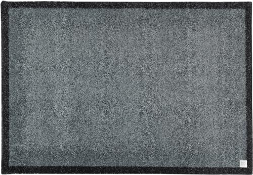 Barbara Becker Fußmatte Touch, Schmutzfangmatte waschbar, für Eingangsbereich Wohnungstür, Fußabstreifer, Türmatte, Anthrazit, 67 x 110 cm von Barbara Becker
