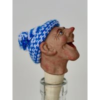 Postbote Ede Kommt Gern Jeden Mittwoch Zu Otte Dem Leuchtturmwärter. Küstennebel Ist Dabei Immer in Sicht von BarbaraGoertzKunst