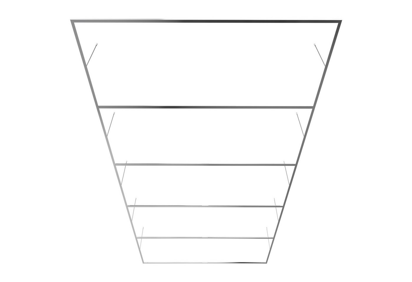 Barberpub LED Panel BarberPub Aluminiumrahmen für Hexagon LED Light LP003/LP004/LP005, ohne Leuchtmittel von Barberpub