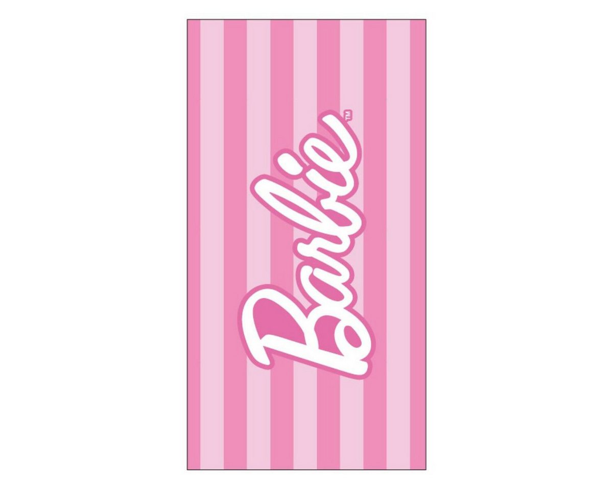 Barbie Handtuch Handtuch Badetuch Duschtuch Barbie Strandbadetuch Rosa 70 x 140 cm von Barbie