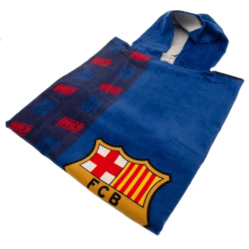 FC Barcelona - Handtuch mit Kapuze für Kinder (Einheitsgröße) (Marineblau/Rot) von Barcelona