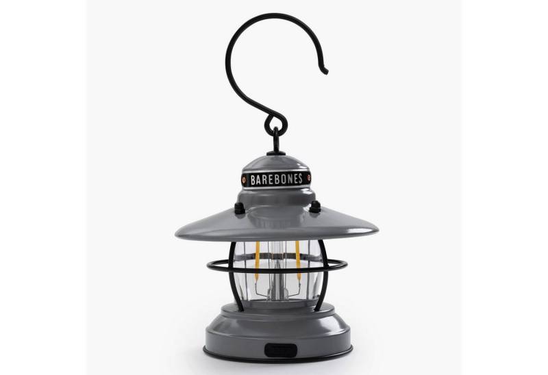 Barebones Laterne Camping Laterne Edison Mini Retro Lampe, Dimmbar Stahl USB Akku LED von Barebones