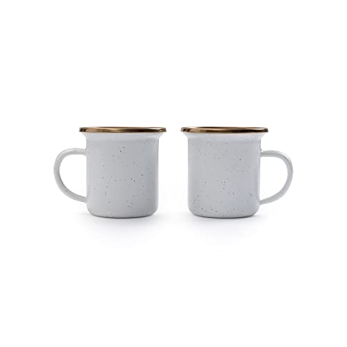 Barebones Living Emaille Espressotasse Eierschale von Barebones