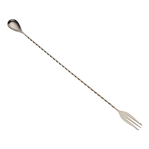 Barfly Gabel-Barlöffel, Ende 40 cm, Edelstahl von Barfly
