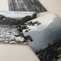 Holzdruck Eiche - Quadratisch von BargtiedDesign