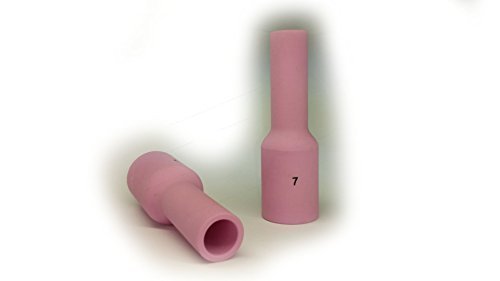10 Keramische Gasdüsen 76mm lang Gr.7L 11,0mm Ø für SR17 SR18 SR26 HP17 WP18 SR-26TIG/WIG Brenner 10 Keramische Gasdüsen 76mm lang Gr.7L 11,0mm Ø für SR17 SR18 SR26 HP17 WP18 SR-26TIG/WIG Brenner von Baric