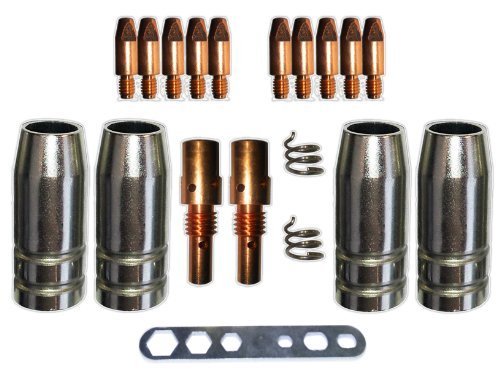 Verschleissteile Set MB25 Gasdüsen, Düsenstöcke, Stromdüsen MIG/MAG 1,2mm Stromdüse Düsenträger für MB 25, SB 25, TBI250, Tops 250, Ergoplus 25 Ergoplus 250 Brenner und viele andere Verschleissteile Set MB25 Gasdüsen, Düsenstöcke, Stromdüsen MIG/MAG 1,2mm Stromdüse Düsenträger für MB 25, SB 25, TBI250, Tops 250, Ergoplus 25 Ergoplus 250 Brenner und viele andere von Baric