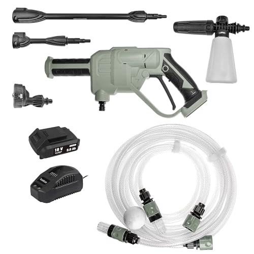 BARICUS Akku-Druckreiniger 24 bar – Kabelloses Sprühsystem mit Multifunktionsdüse & Seifenbehälter – Mobiler Einsatz ohne Wasseranschluss – Flexibel für Garten, Auto, Outdoor – B-Ware BARICUS Akku-Druckreiniger 24 bar – Kabelloses Sprühsystem mit Multifunktionsdüse & Seifenbehälter – Mobiler Einsatz ohne Wasseranschluss – Flexibel für Garten, Auto, Outdoor – B-Ware von Baricus