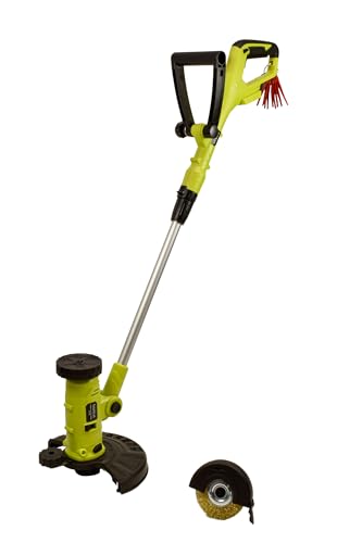 Baricus 2in1 Fugenreiniger & Rasentrimmer - Garten-Multitool mit 2 Wechselköpfen - Vielseitig & Leistungsstark - B-Ware (Ohne: Akku & Ladegerät) von Baricus