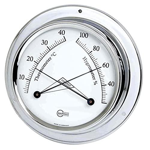 Barigo 983cr Tempo Thermometer Hygrometer Chrom 110mm von Barigo