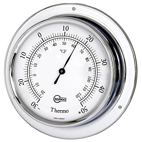 Barigo 883cr Tempo Schiffsthermometer Chrom 110mm von Barigo