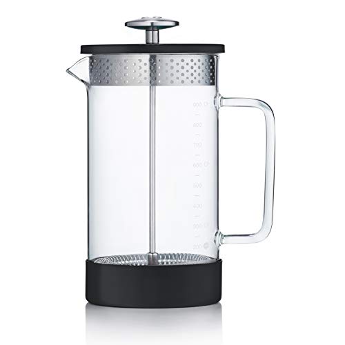 Barista & Co BC049-019 Cafetière, Glas Edelstahl, Schwarz von Barista & Co