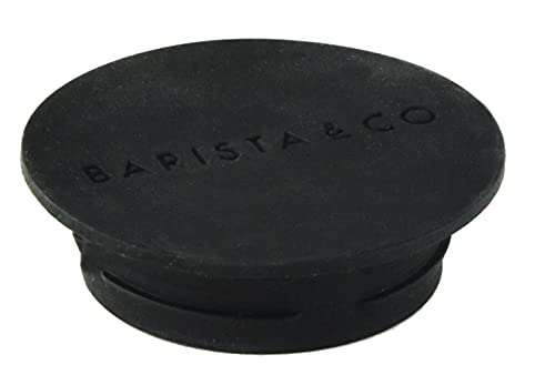 Barista & Co Twist Press Kaffeebereiter Silikon Aufbewahrungsdeckel Ersatzteil, Schwarz von Barista & Co