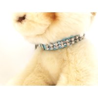 Blaues Bling Hundehalsband - Bark Avenue von BarkAvenueBling