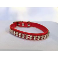 Roter Bling Kragen - Bark Avenue Roter Bling Kragen - Bark Avenue von BarkAvenueBling