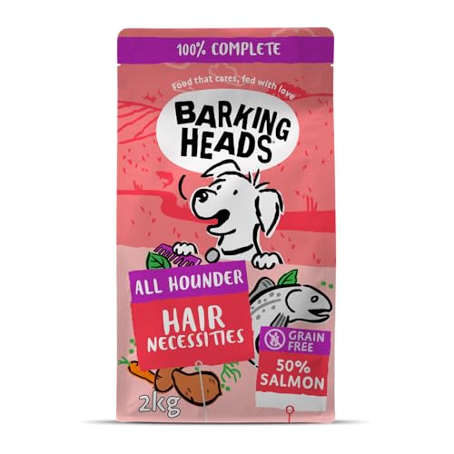 Barking Heads Hunde Trockenfutter - Pooched Salmon - 100% natürlicher Lachs ohne künstliche Aromen, gut für gesunde Haut und Mantel, 2 kg BSL2, Kann Variieren, 2kg von Barking Heads