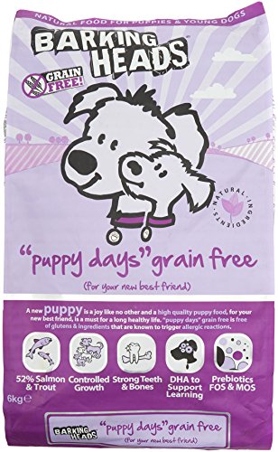 Barking Heads PDGF6 Hundefutter Puppy Days Grain Free, 6 Kg von Barking Heads