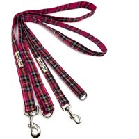 Hellrosa Tartan Hundeleine Hellrosa Tartan Hundeleine von BarkleyandFetch