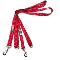 Hundeleine Mit Rot Und Weissem Punkte Print von BarkleyandFetch