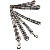 Karamell Karierte Hundeleine von BarkleyandFetch