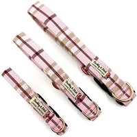 Kariertes Hundehalsband in Tartan Karo von BarkleyandFetch